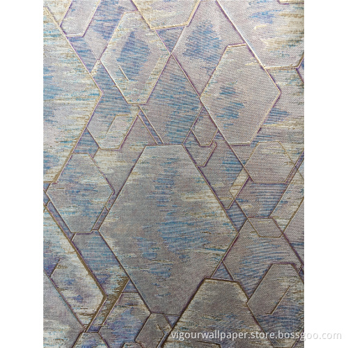 Best Quality Modern Wall Paper Metallic PVC Wallpaper